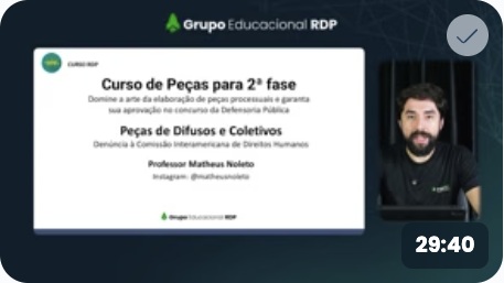Videoaula: Denúncia perante a CIDH