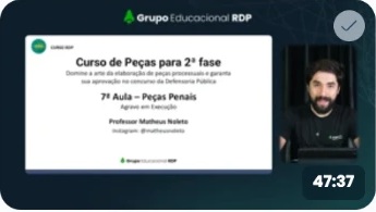 Videoaula: Agravo em execução