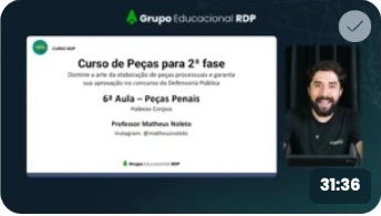 Videoaula: Habeas corpus