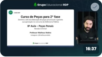 Videoaula: Revisão criminal