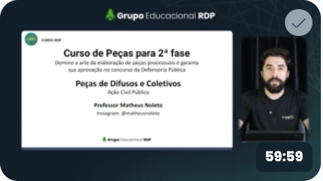Videoaula: Ação civil pública